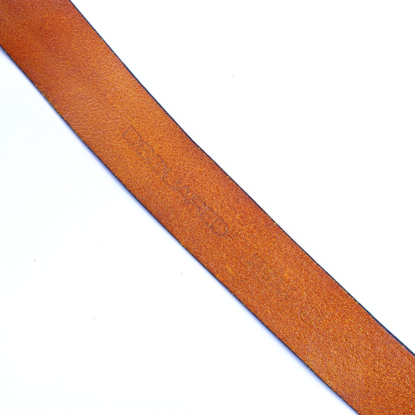 DSQUARED2 Vintage "Lady" Brown Leather Metallic Belt