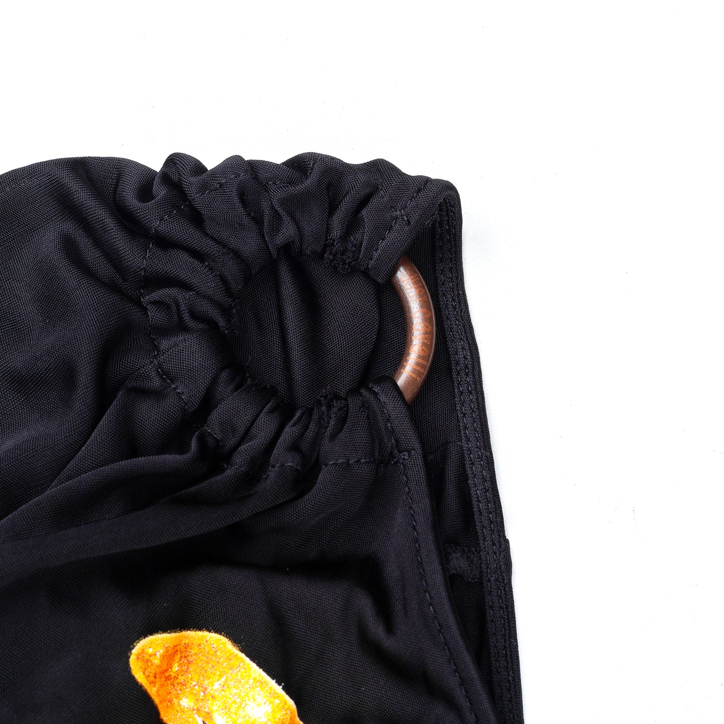 Just Cavalli Vintage One Shoulder Long Sleeve Jewelry Top