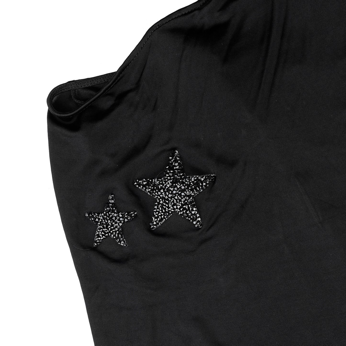 Just Cavalli Vintage One Shoulder Long Sleeve Jewelry Top