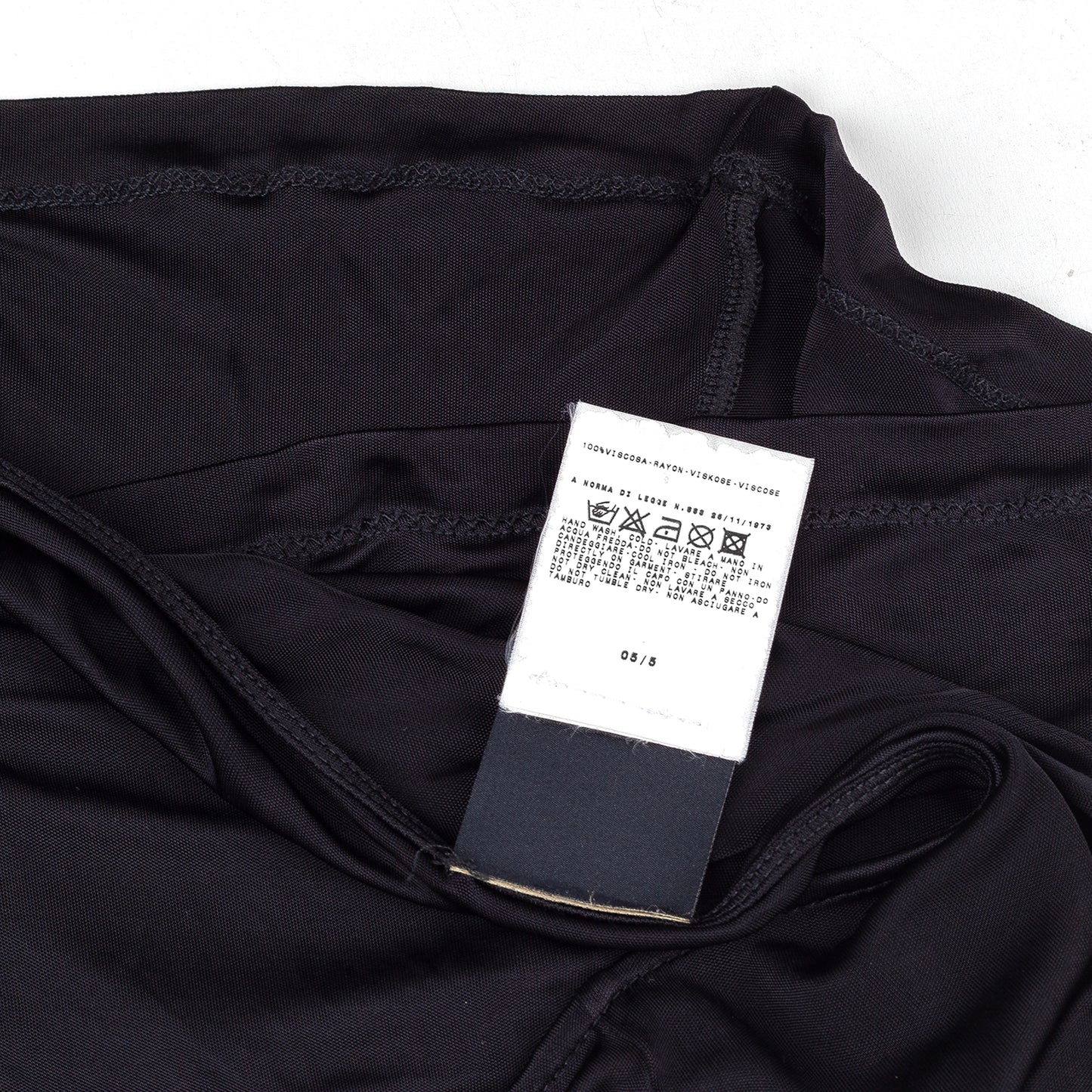 Just Cavalli Vintage One Shoulder Long Sleeve Jewelry Top