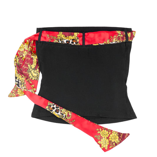 Baby Phat Vintage Adjustable Black Tube Top