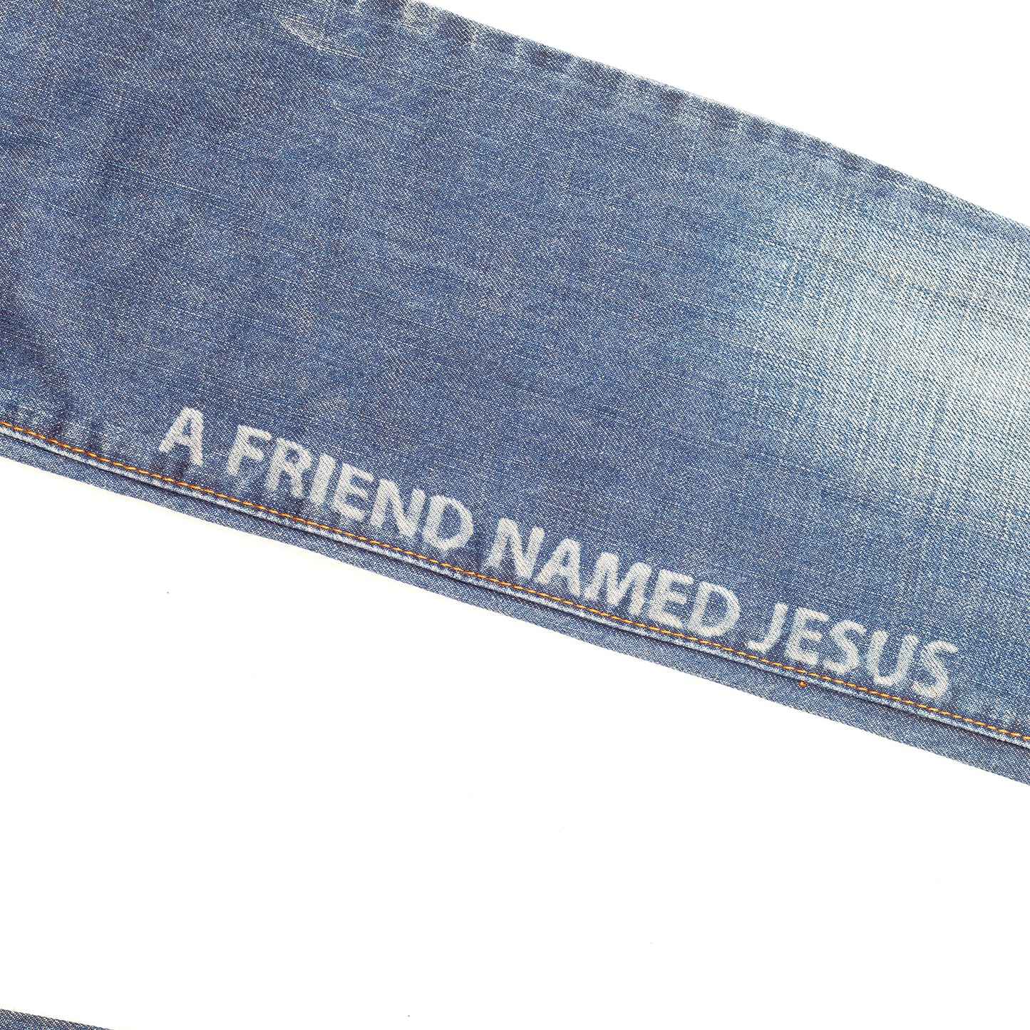 DSQUARED2 FW2005 Vintage Jesus Lord Peace Skinny Jeans