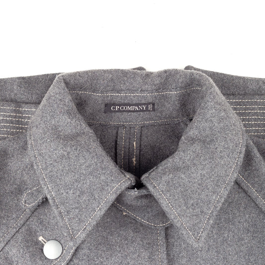 C.P. Company Sportswear Vintage Gray Wool Coat Jacket