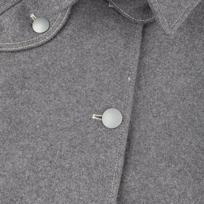 C.P. Company Sportswear Vintage Gray Wool Coat Jacket  