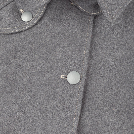 C.P. Company Sportswear Vintage Gray Wool Coat Jacket