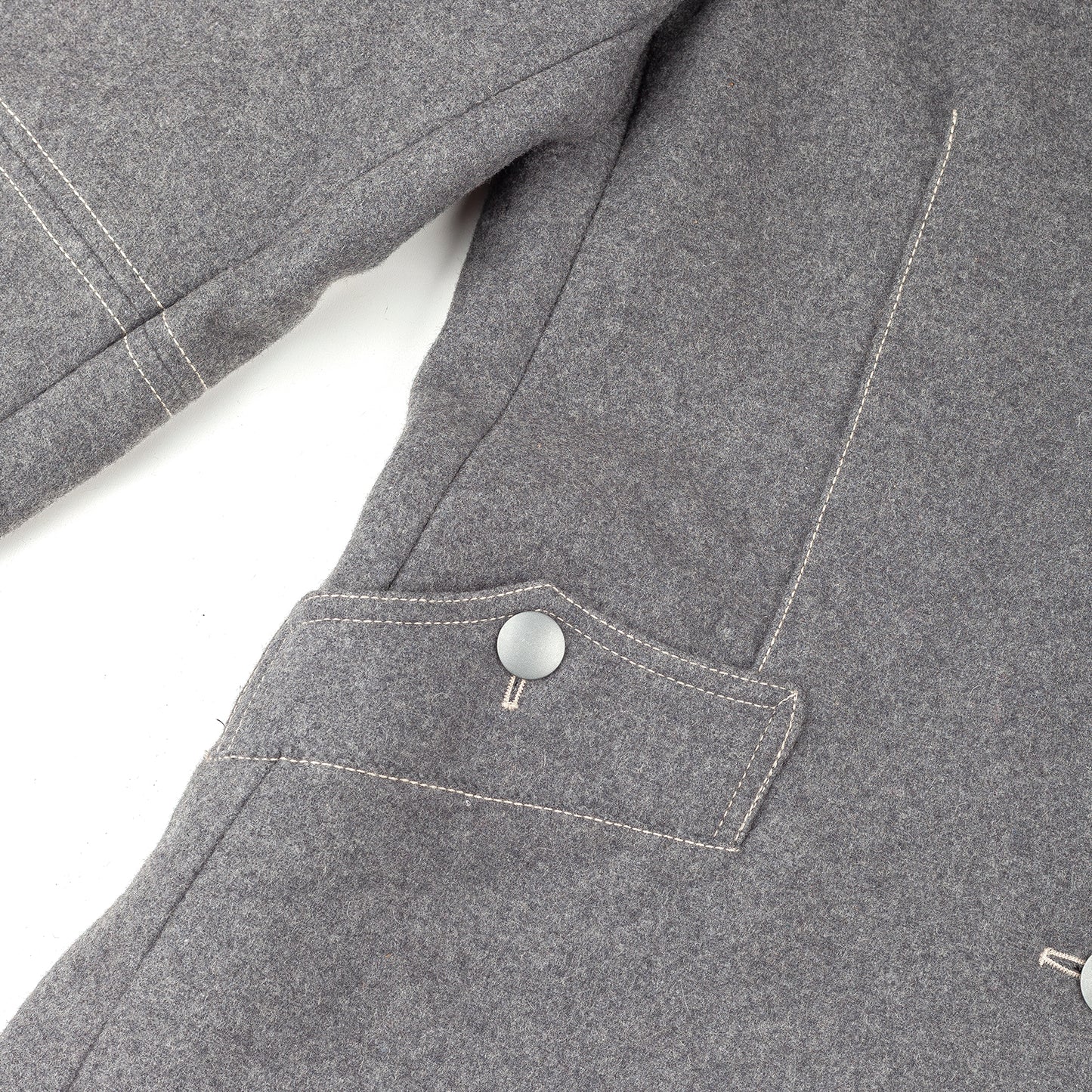 C.P. Company Sportswear Vintage Gray Wool Coat Jacket