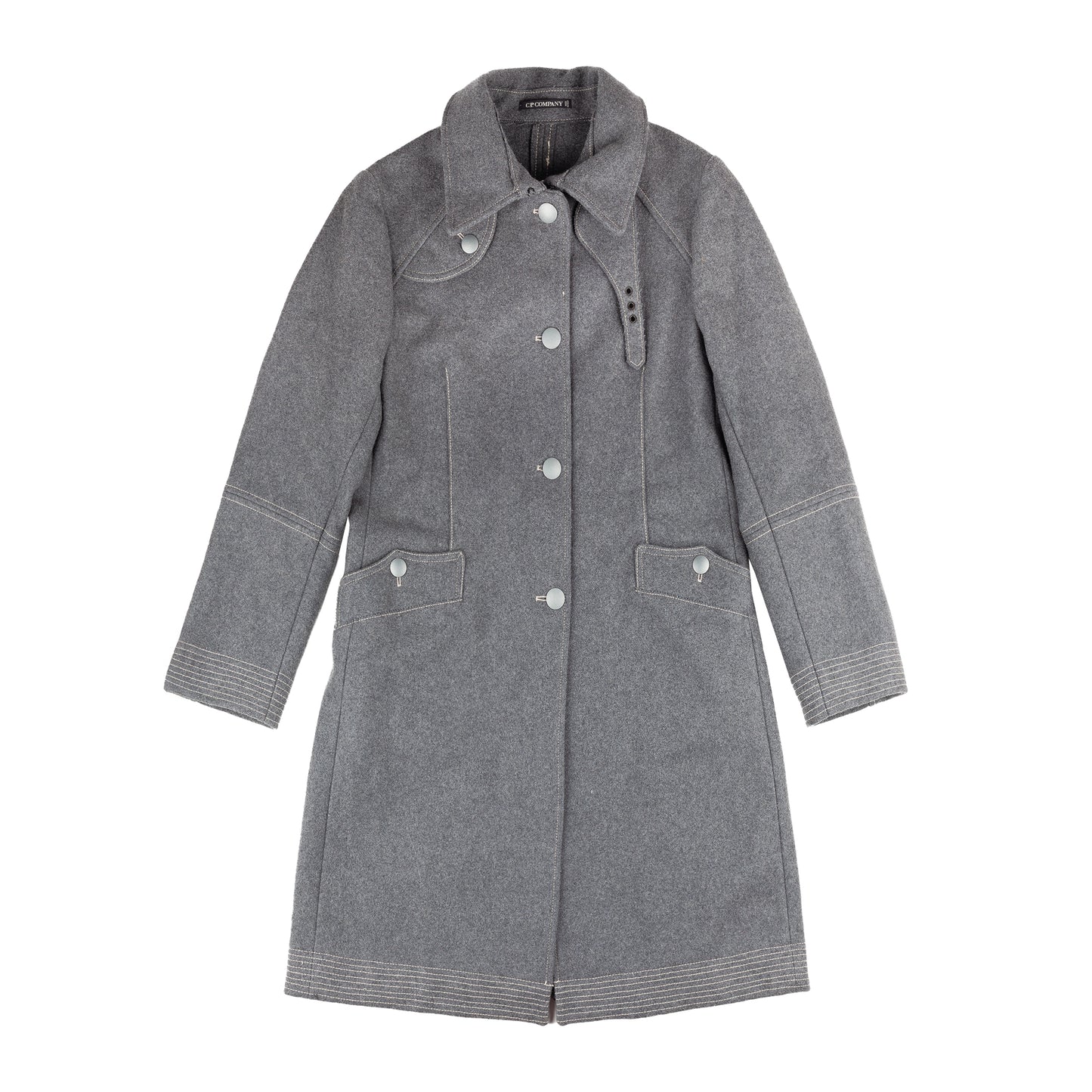 C.P. Company Sportswear Vintage Gray Wool Coat Jacket