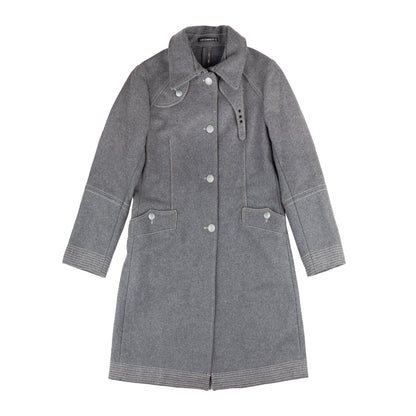 C.P. Company Sportswear Vintage Gray Wool Coat Jacket  