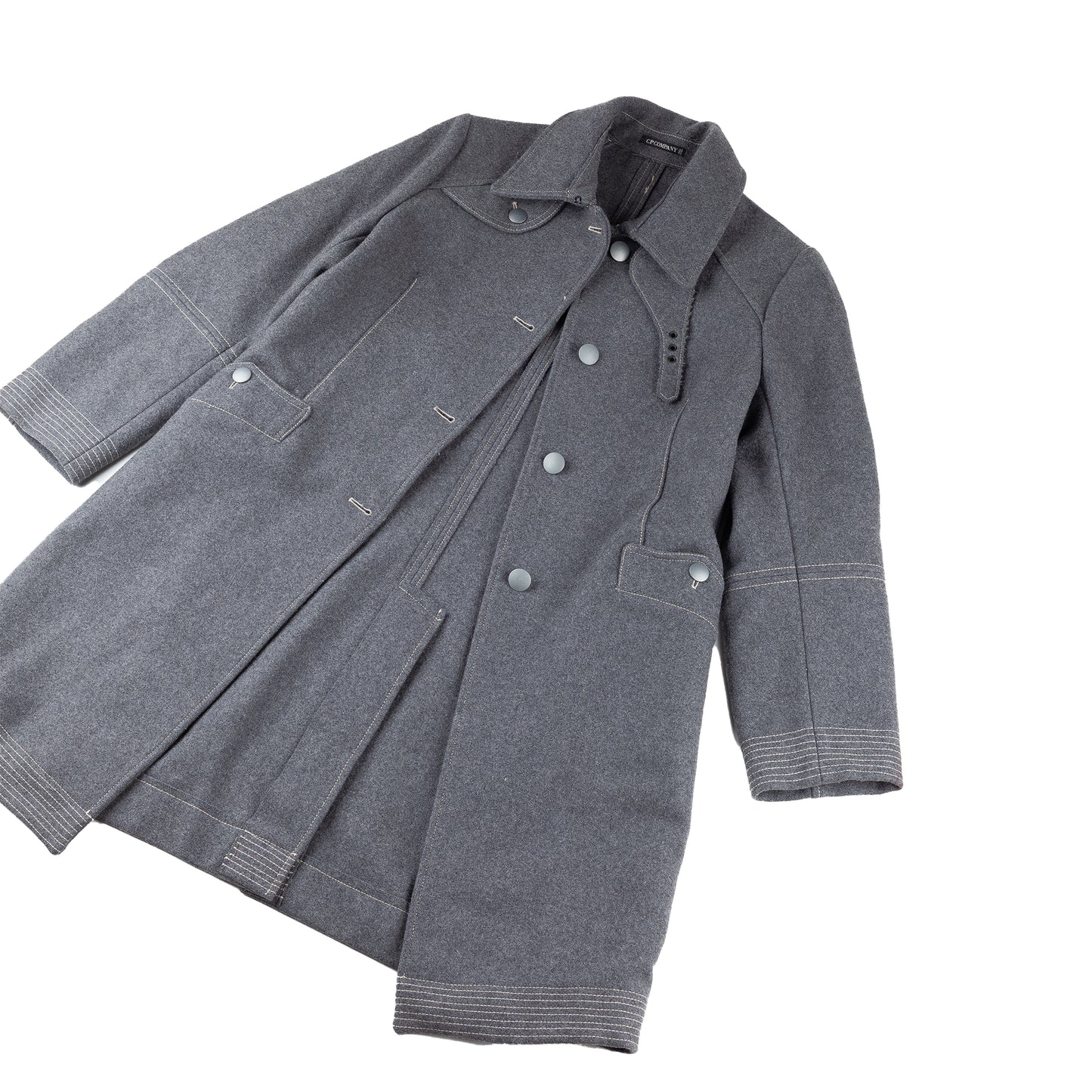 C.P. Company Sportswear Vintage Gray Wool Coat Jacket