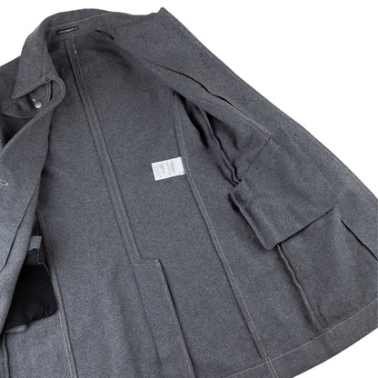 C.P. Company Sportswear Vintage Gray Wool Coat Jacket  