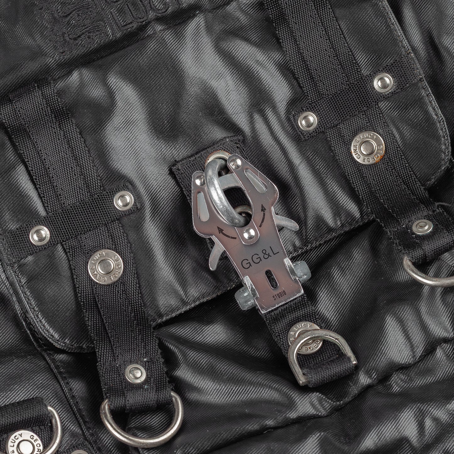 GG&L George Gina & Lucy “Missy Missile” Black Crossbody Bag