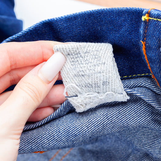 Evisu Vintage Denim Handwritten Back Logo Jacket