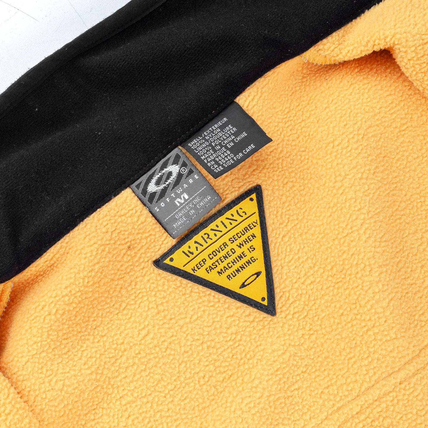 Oakley Vintage Software Beige & Cream Multi-Pocket Technical Ski Jacket with Vest