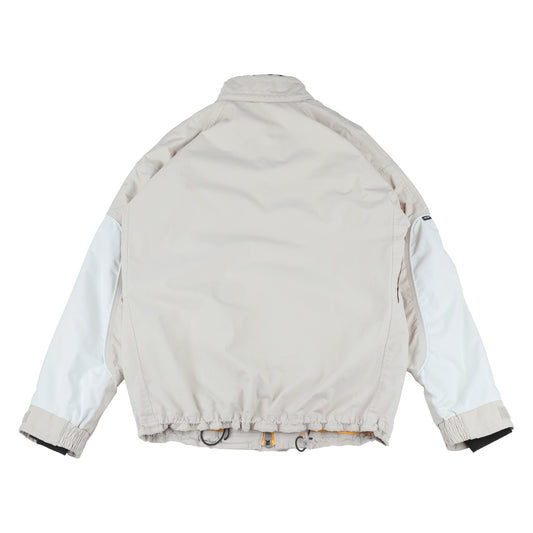 Oakley Vintage Software Beige & Cream Multi-Pocket Technical Ski Jacket with Vest