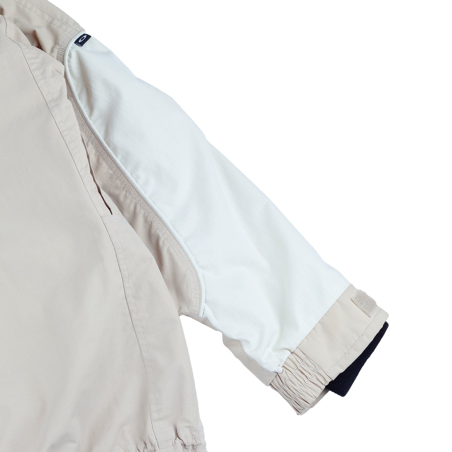 Oakley Vintage Software Beige & Cream Multi-Pocket Technical Ski Jacket with Vest