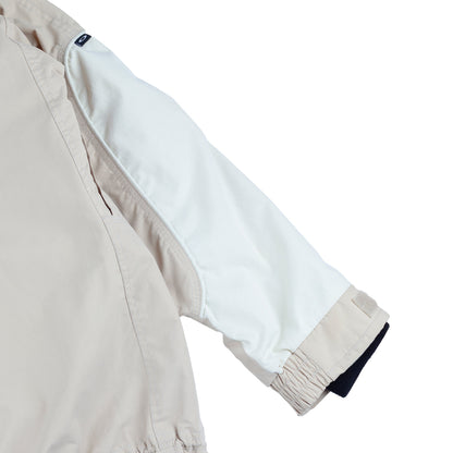 Oakley Vintage Software Beige & Cream Multi-Pocket Technical Ski Jacket with Vest  