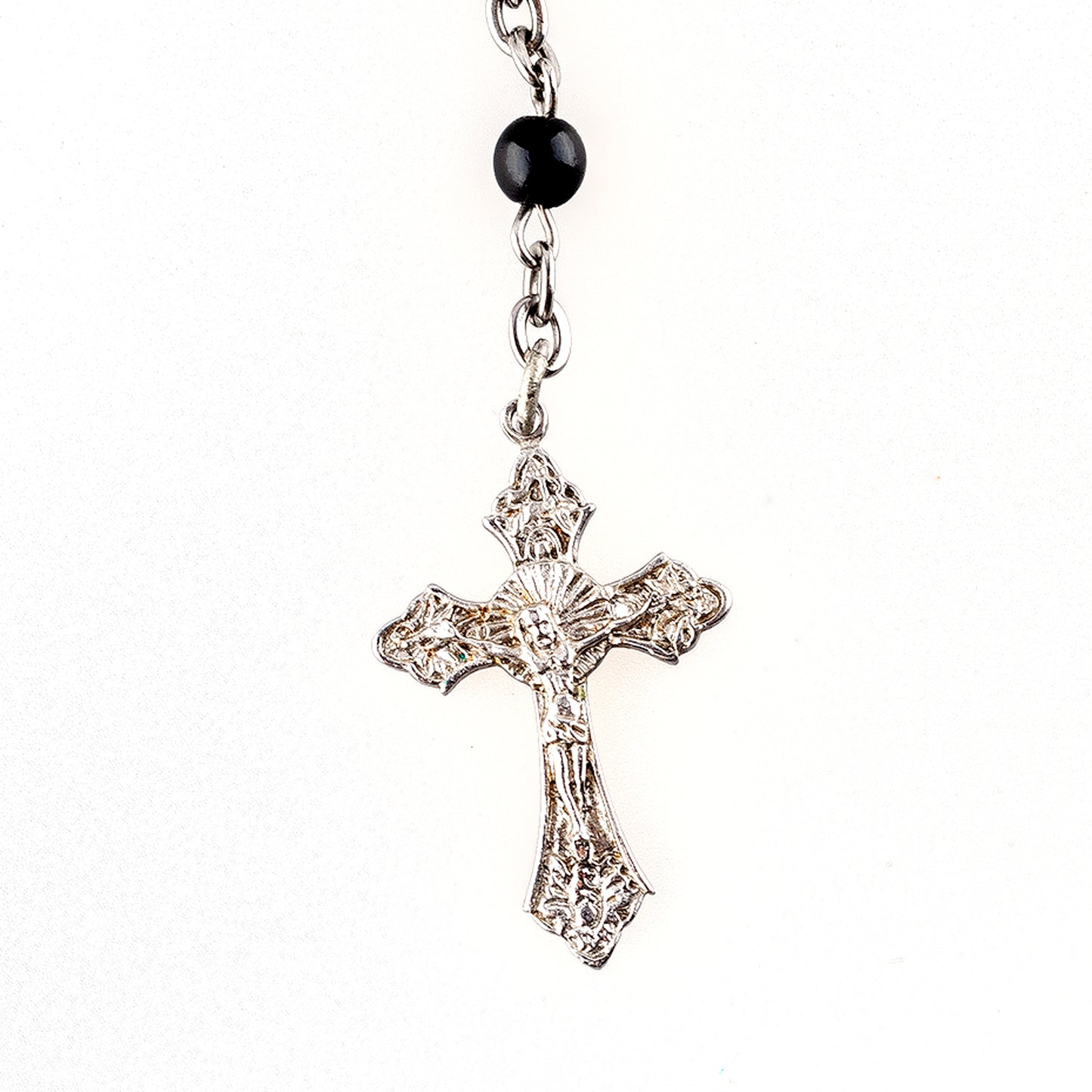 Dolce & Gabbana Vintage Silver Rosary Necklace