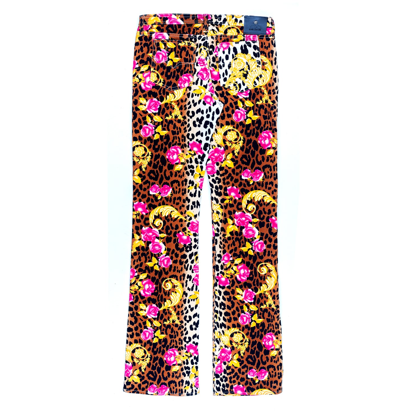 Versace Jeans Couture Cheetah Print Pants (S)