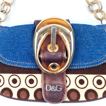 RARE Dolce & Gabbana Big Buckle Bag