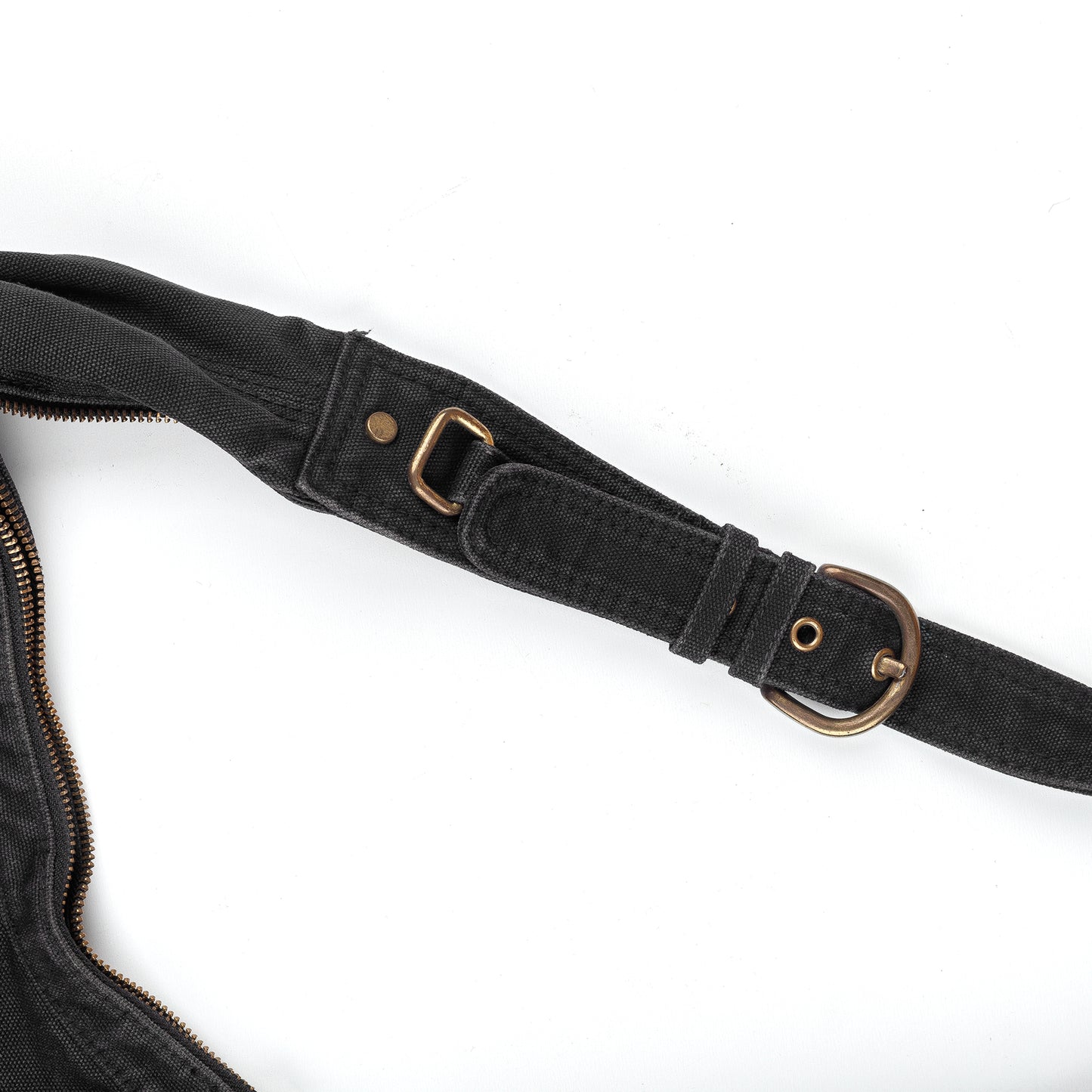 Diesel Black/Gold Vintage Crossbody Bag