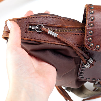 RARE Diesel Medieval Crossbody Brown Bag