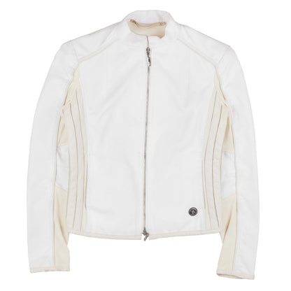 Moncler Round Collar White Jacket (S)