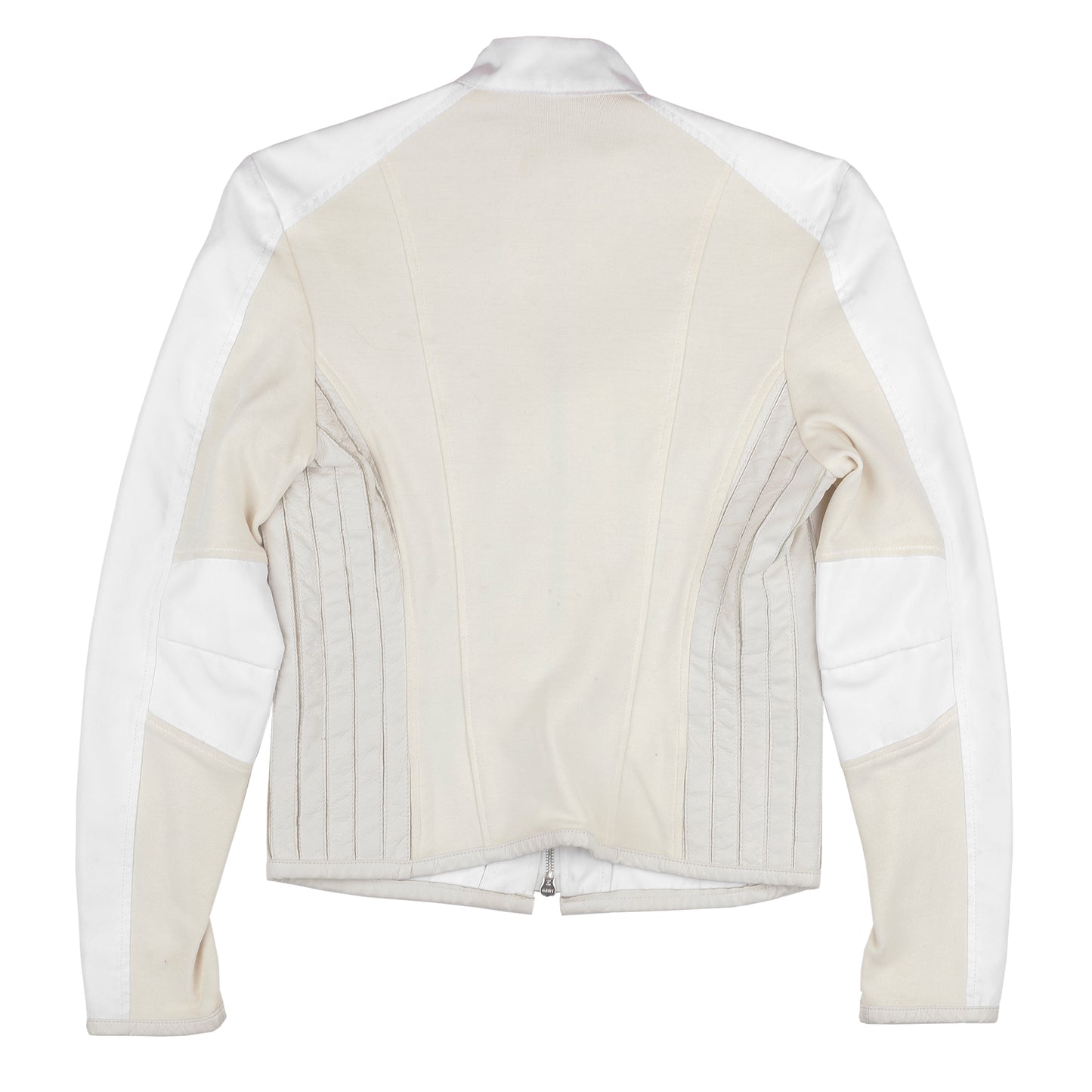 Moncler Round Collar White Jacket (S)