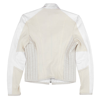 Moncler Round Collar White Jacket (S)