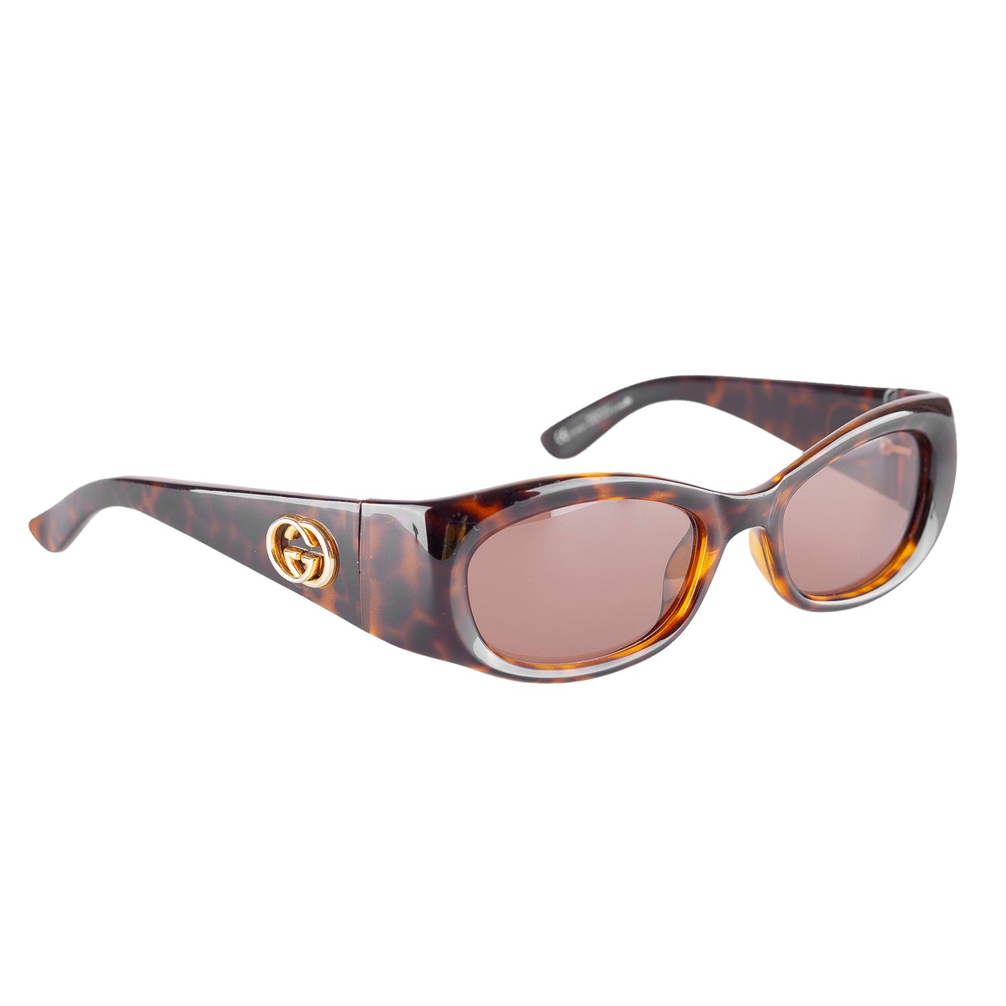 Gucci GG 2968/S AX5SB Tortoise Brown Oval Sunglasses