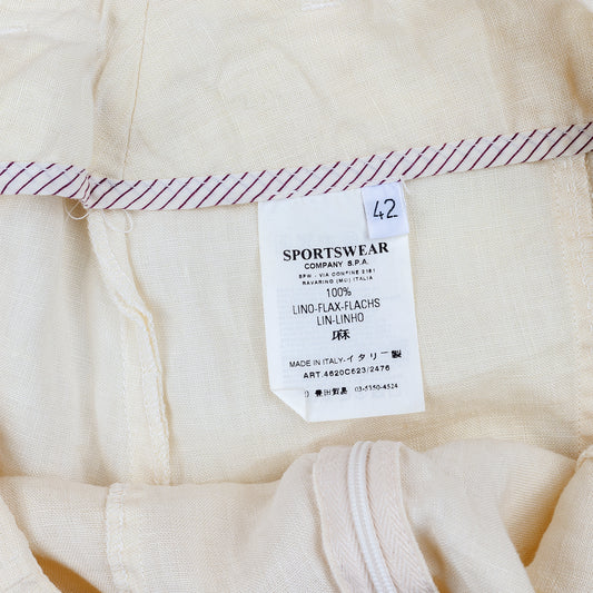 C.P. Company Beige Flax Mini Skirt (M)