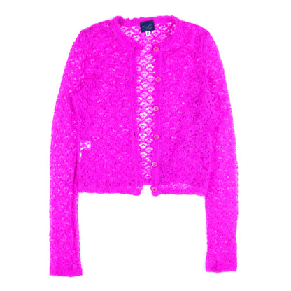 Dolce & Gabbana Hot Pink Vintage Crochet Set (S)