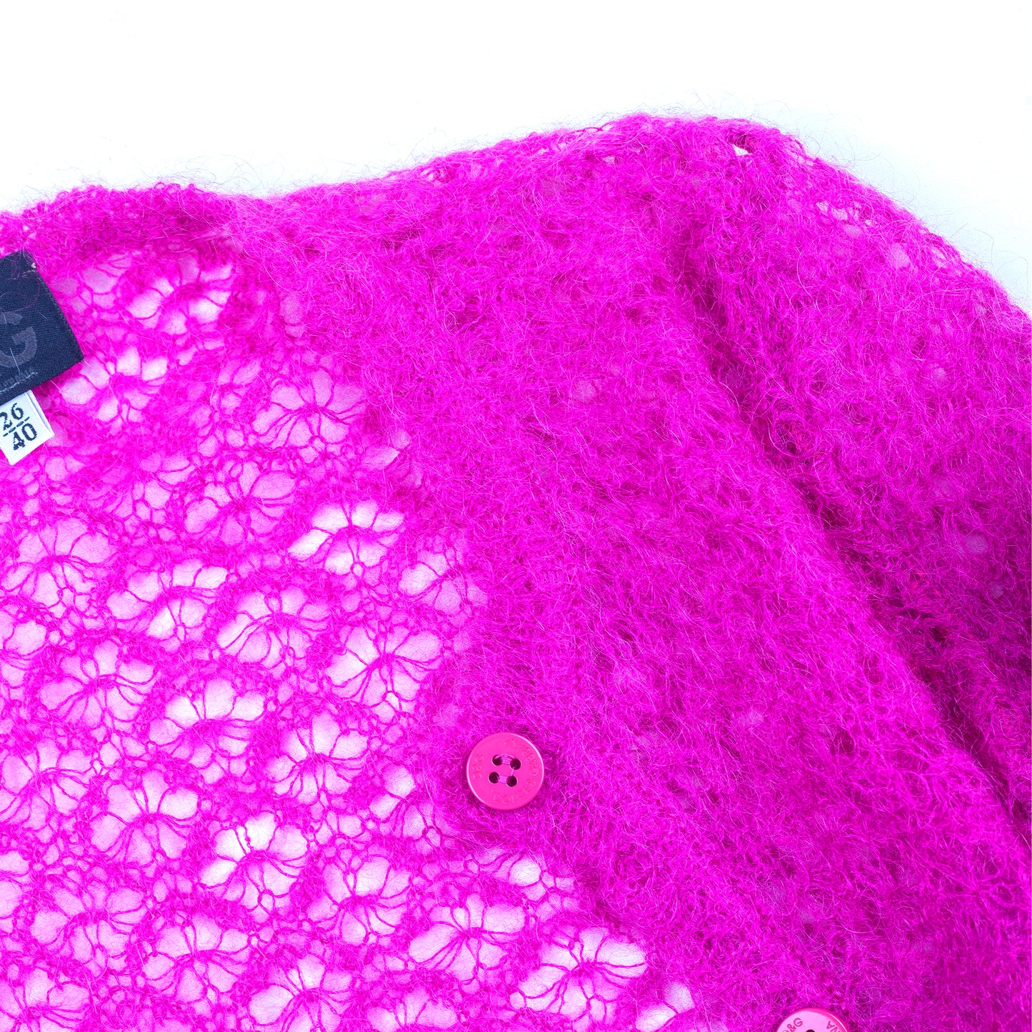 Dolce & Gabbana Hot Pink Vintage Crochet Set (S)