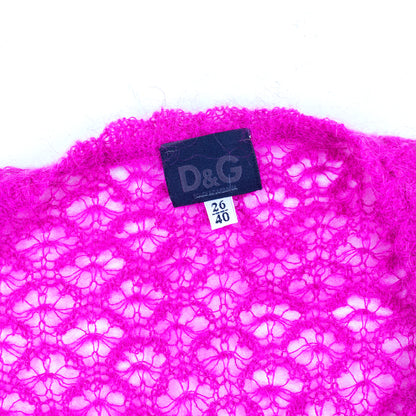 Dolce & Gabbana Hot Pink Vintage Crochet Set (S)