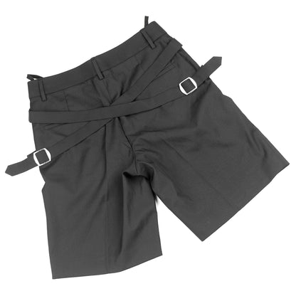 Helmut Lang Bondage Black Vintage Shorts (M)