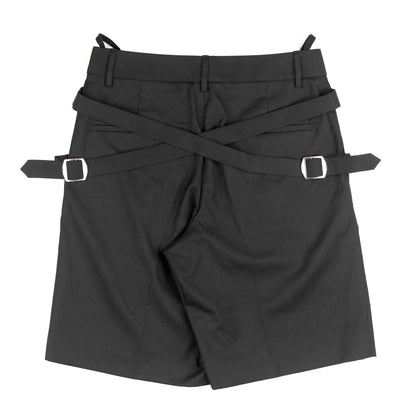 Helmut Lang Bondage Black Vintage Shorts (M)