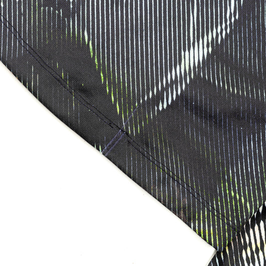 Cop Copine Vintage Mesh Long Sleeve Neon Print Top (L)