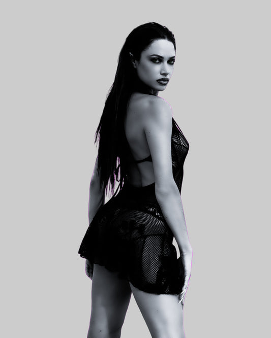 Diesel Black Net Summer Dress (S)