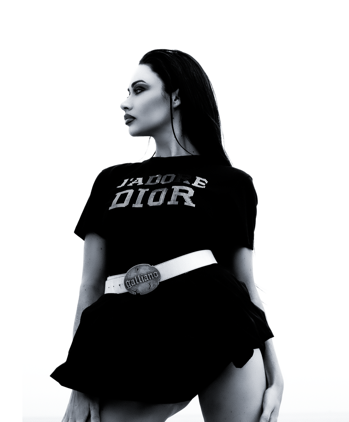 *RARE* Christian Dior J’adore Dior “The Latest Blonde” Black Top (L)