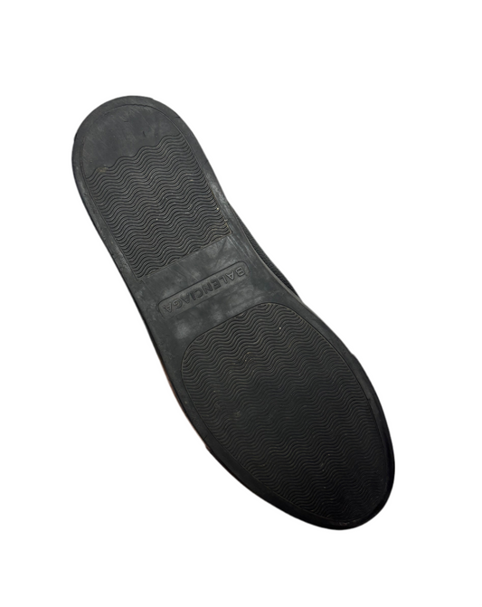 Balenciaga Arena Low Black Leather Shoes (41 IT / 42 EU)