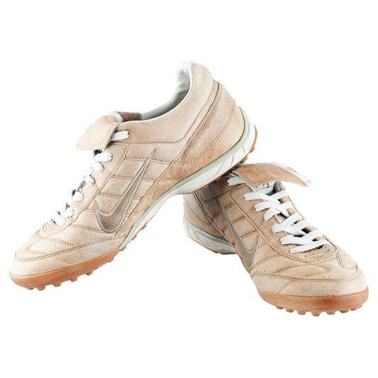 Nike Tiempo Beige Football Sneakers