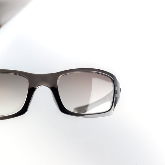 Oakley 03-441 Fives Squared Gray Vintage Sunglasses