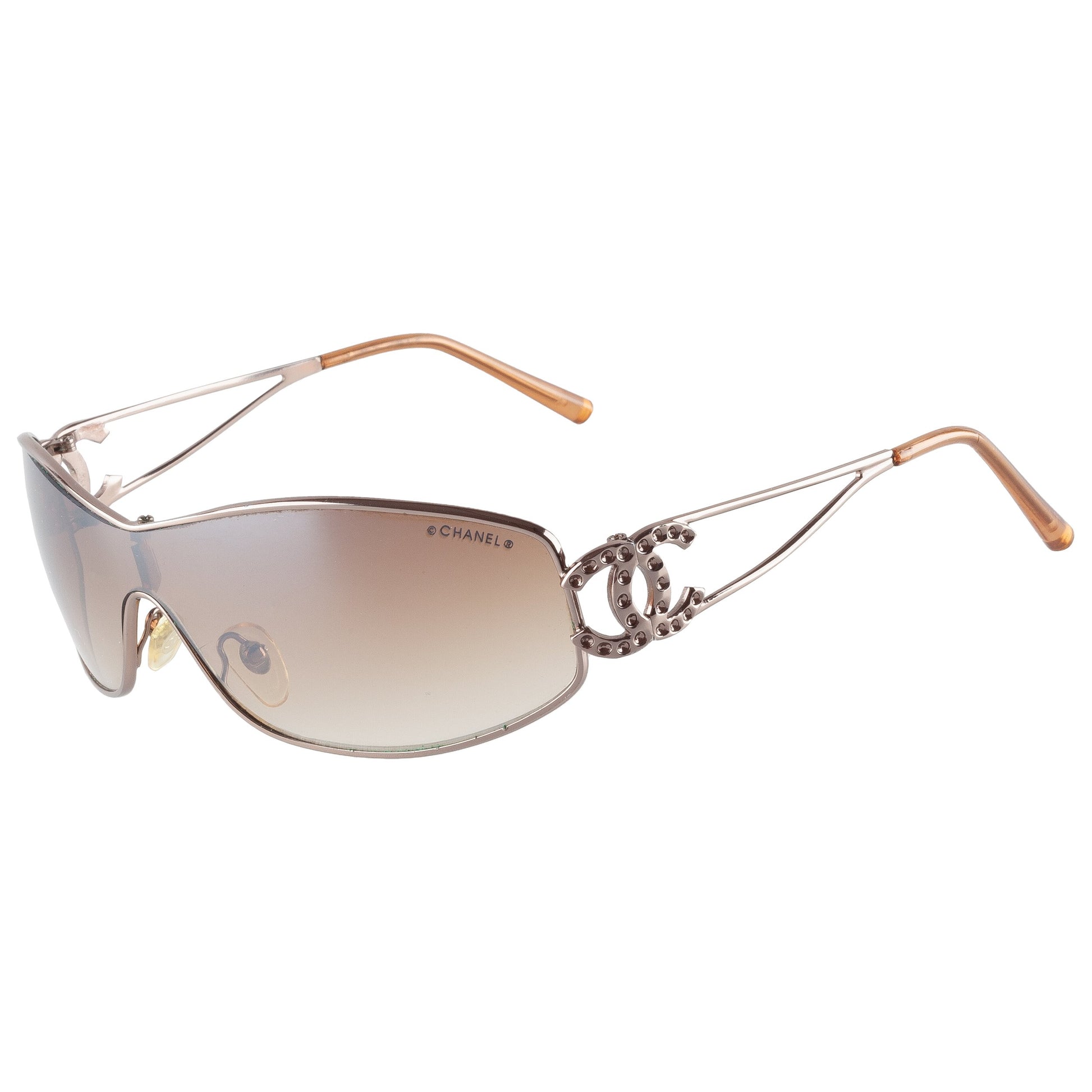 Chanel 4072 CC Logo Light Brown Gradient Sunglasses