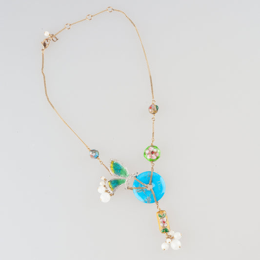 (GRAIL) Christian Dior 2006 Haute Couture Butterfly Choker Necklace