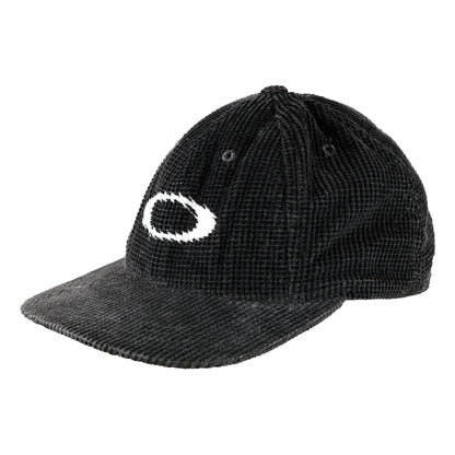 Oakley Black Corduroy Software Logo Snapback