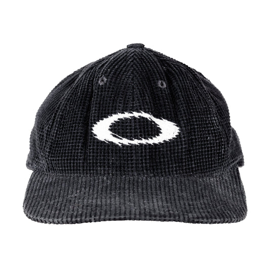 Oakley Black Corduroy Software Logo Snapback