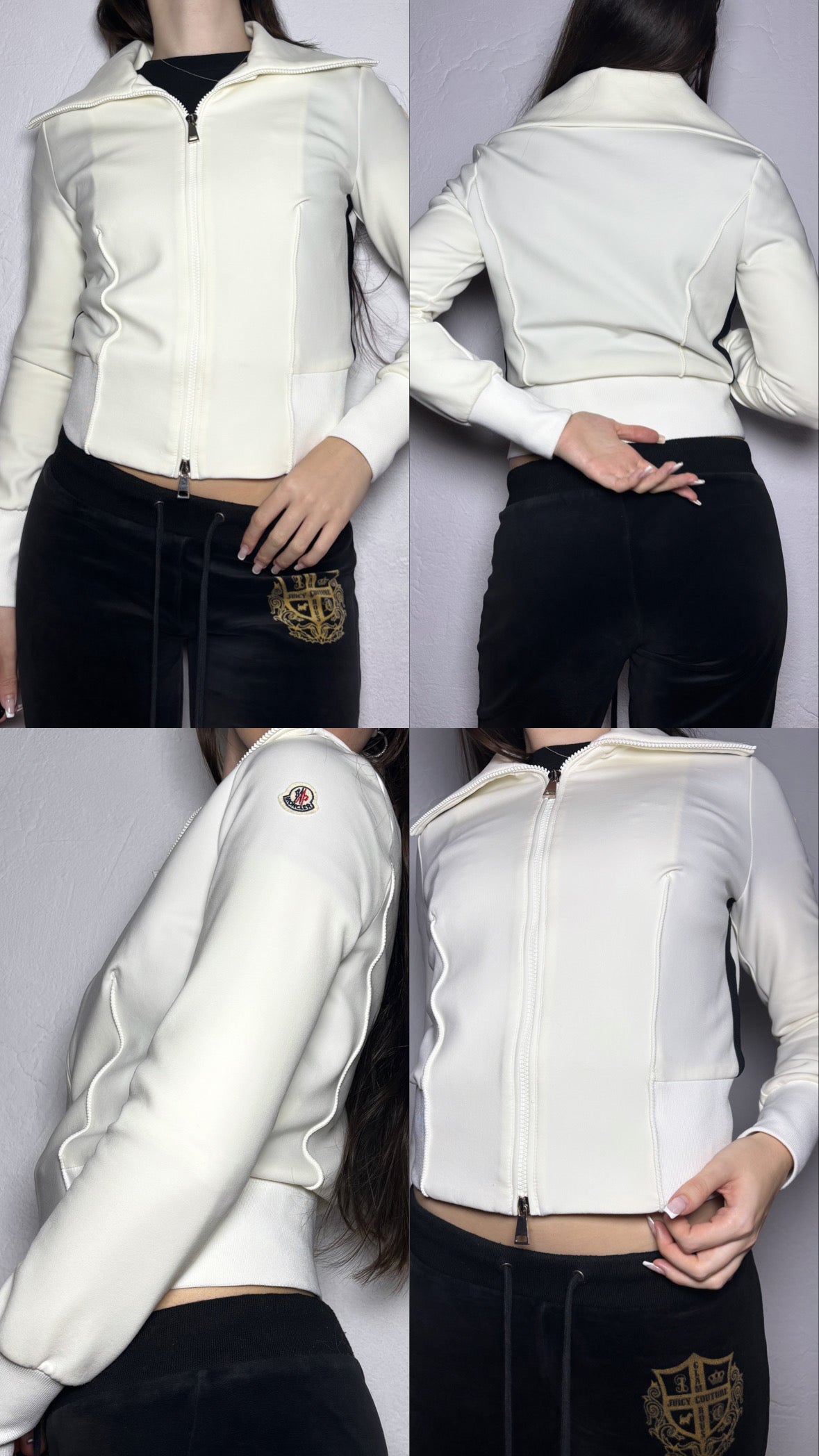 Moncler Vintage White Cream Jacket (S)