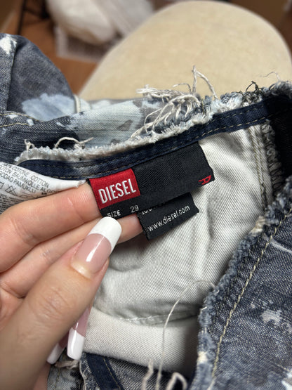 Diesel Tie-Dye Vintage Asymetrical Skirt (M)