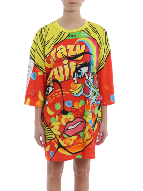 Moschino Couture A/W 2018 Oversized “Crazy Fruits” T-Shirt/Dress (OSFA)