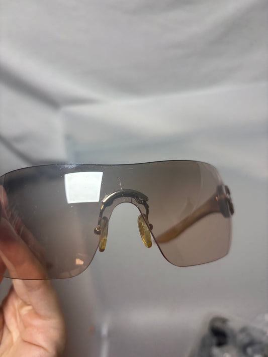 Dior SCHLAK 2 Golden Vintage Foldable Sunglasses
