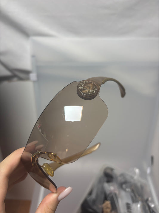 Dior SCHLAK 2 Golden Vintage Foldable Sunglasses